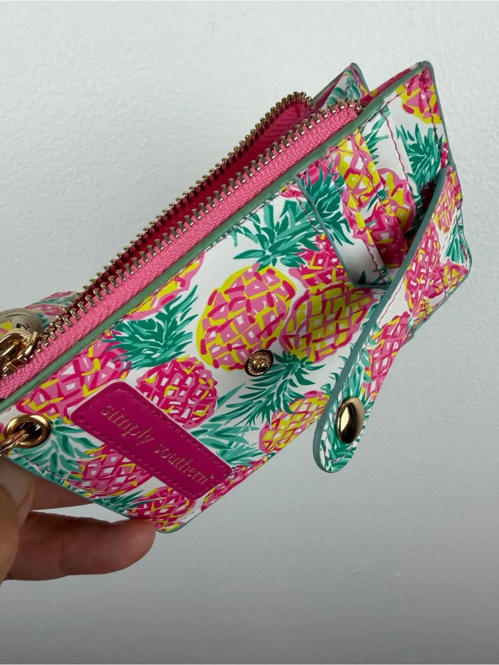 Simply Southern Pink Pineapple Wallet